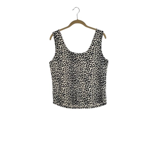 Cinema Etoile Tank Top Animal Print Velveteen Cheetah Camisole Size Large - Picture 1 of 6